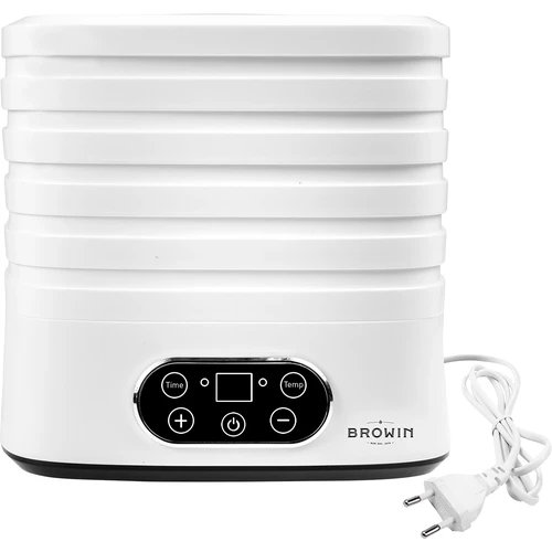 Svamptork, frukt, grönsaker och örter med temperaturreglering, 240W, vit - 4