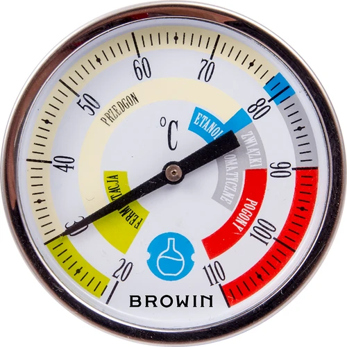 Termometer för destillation (+20°C till +110°C) 5,5cm - 2