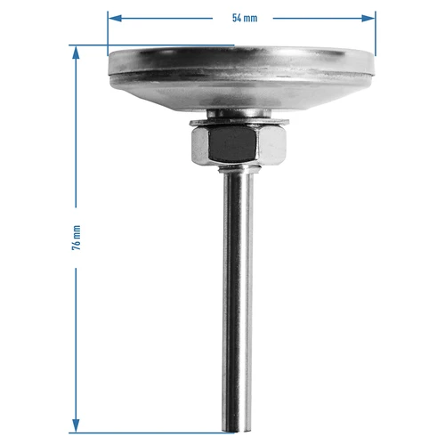 Termometer för rökeri och BBQ (0°C till +250°C) 5,2cm - 8