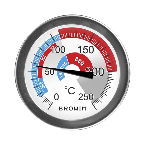 Termometer för rökugn och BBQ (0°C till +250°C) 5,7cm - 2