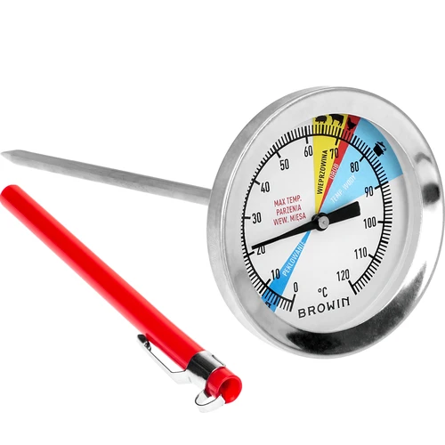 Termometer för skinkkokare 1,5 kg och 3 kg (0°C till +120°C) 12,5 cm