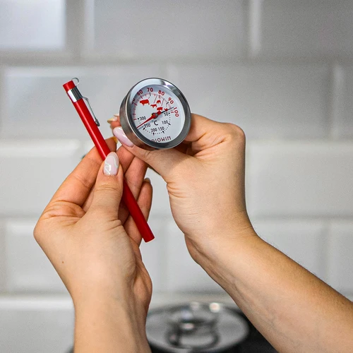 Termometer med dubbla skalor (30°C till 100°C) / (50°C till 300°C) 13,0cm - 5