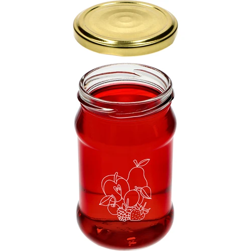 TO-burk 300ml med tryck - mix av frukter och lock fi66/4 - 3 st. - 5