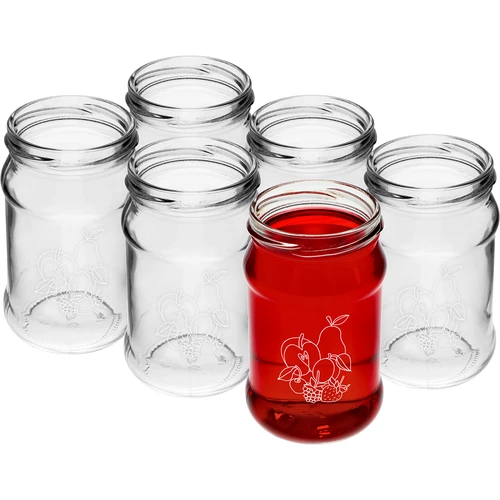 TO-burk 300ml med tryck - mix av frukter och lock fi66/4 - 6 st. - 3