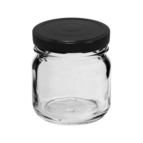 TO-burk 40 ml med svart lock fi 43 - 10 st. - 2