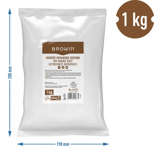 Torkad bagerijäst, 1 kg - 4