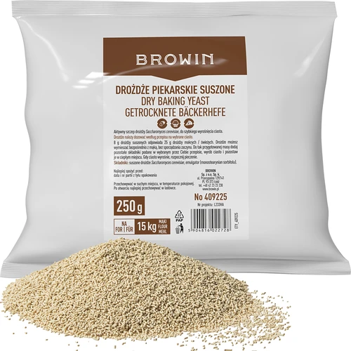 Torkad bagerijäst, 250g