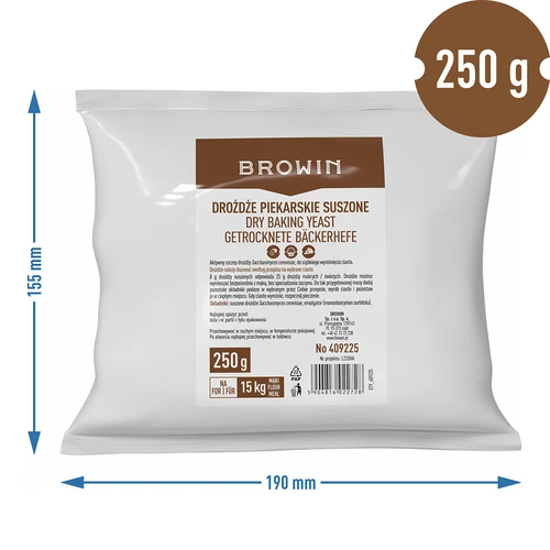 Torkad bagerijäst, 250g - 4