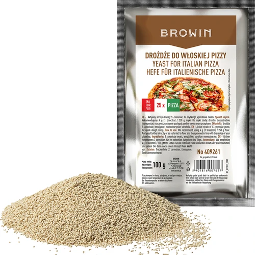 Torkad jäst för italiensk pizza - 100 g - 2
