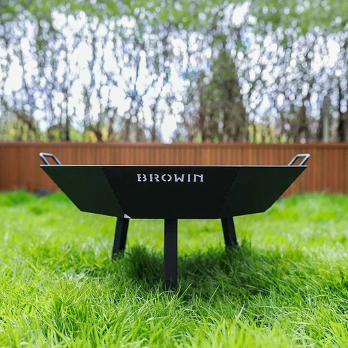 Trädgårdseldstad ø 60 cm - loftstil - 9