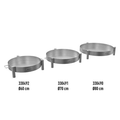 Trädgårdseldstad ø 60 cm svetsad - 11