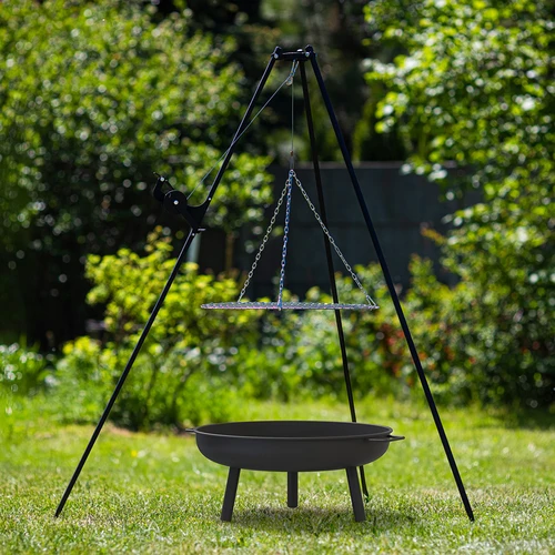 Trädgårdseldstad Ø58 cm, rund, eldskål - 11
