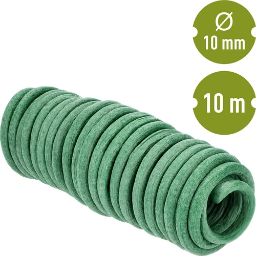 Trädgårdstråd belagd med svamp, grön, 10 m, fi 10mm - 2