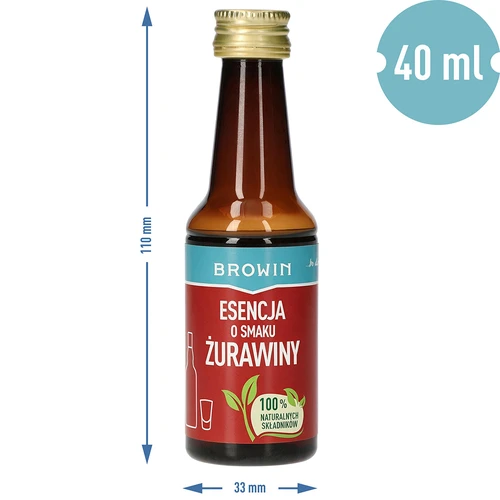 Tranbärsessens för 4 L - 40 ml - 8