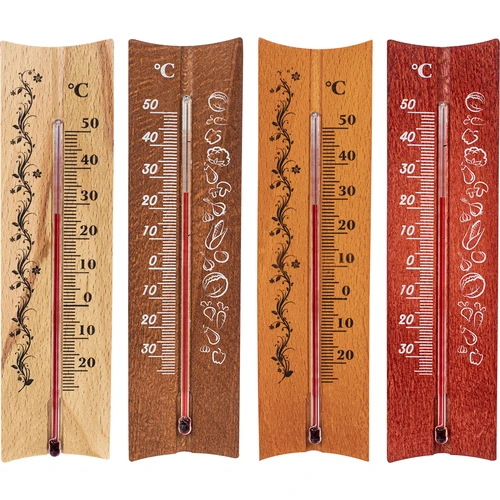 Trärumstermometer (-20 till +50°C), 15 cm, mix - 2