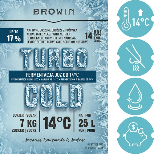 Turbo Cold-jäst 120 g - 5