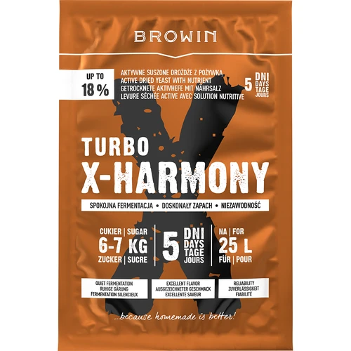 Turbojäst X-Harmony 18%, 25 L, 138 g