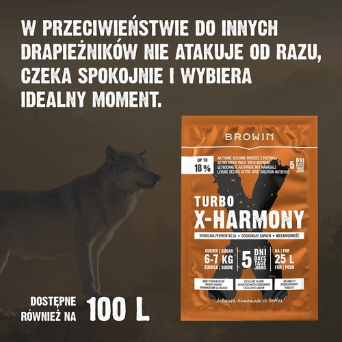 Turbojäst X-Harmony 18%, 25 L, 138 g - 7