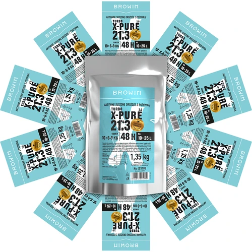 Turbojäst X-Pure 21,3%, 10 x 25 L, 1,35 kg - 4
