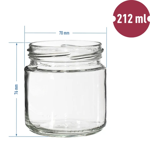 Twist-off burk 212 ml, fi 66 - 12 st. - 7