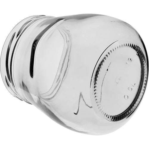 Twist-off burk 500ml "Omvänd Amfora" med vinrött lock fi 82/6, 6 st. - 7
