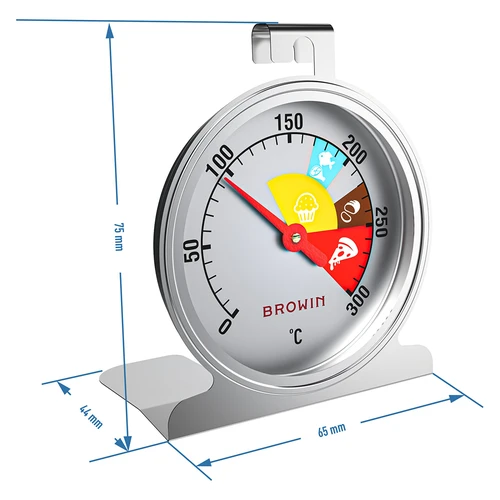 Ugntermometer (0°C till +300°C) Ø4,4cm - 6