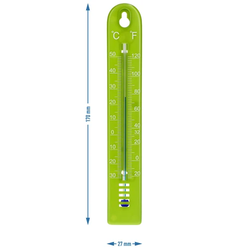 Universell termometer (-30 till +50°C), 17 cm, grön - 4