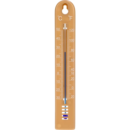 Universell termometer (-30 till +50°C), 17 cm, ljusbrun