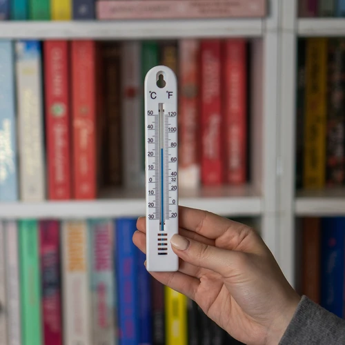 Universell termometer (-30 till +50°C), 17 cm, vit - 3