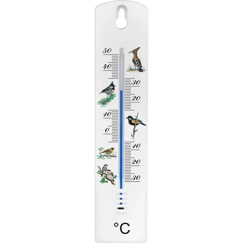 Universell termometer med grafik - fåglar (-30°C till +50°C) 20cm