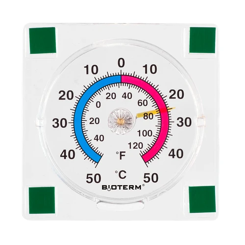 Universell transparent självhäftande termometer (-50°C till +50°C)