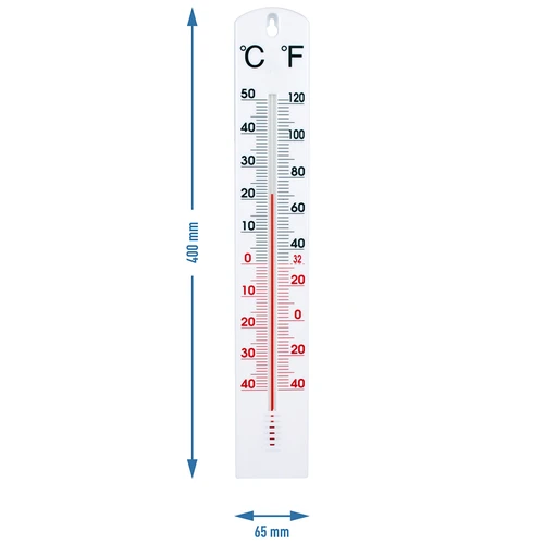 Universell vit termometer (-40°C till +50°C) 40cm - 2