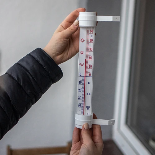 Utomhustermometer (-50°C till +50°C) 23cm mix, tillverkad i Polen - 3