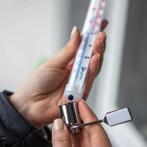 Utomhustermometer med metallram (-50°C till +50°C) 20cm - 4