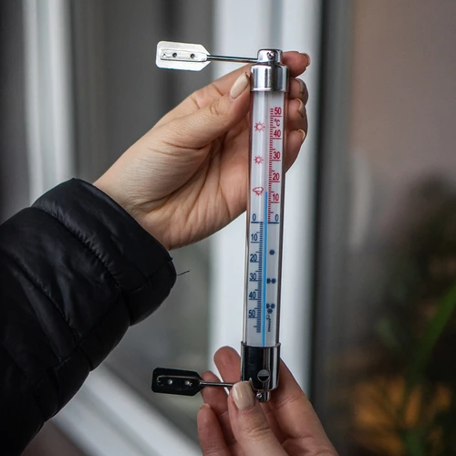 Utomhustermometer med metallram (-50°C till +50°C) 20cm - 3