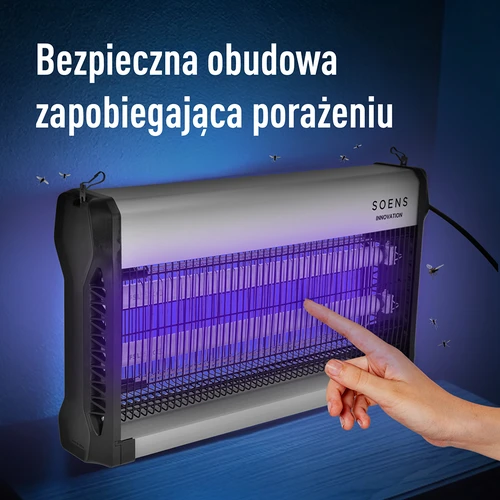 UVA insektslampa 40 W, silver - 7