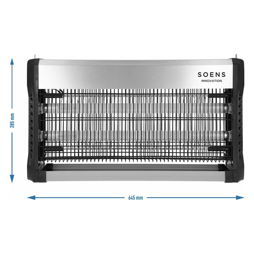 UVA insektslampa 40 W, silver - 4