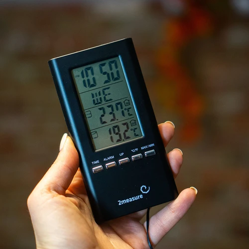 Väderstation – elektronisk, sond, svart - 8