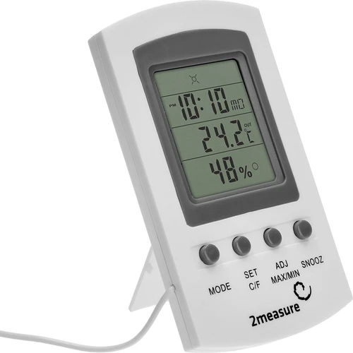 Väderstation – elektronisk, sond, vit - 2