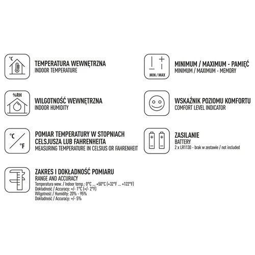 Väderstation – elektronisk, trådlös, svart - 5