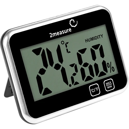Väderstation – elektronisk, trådlös, svart