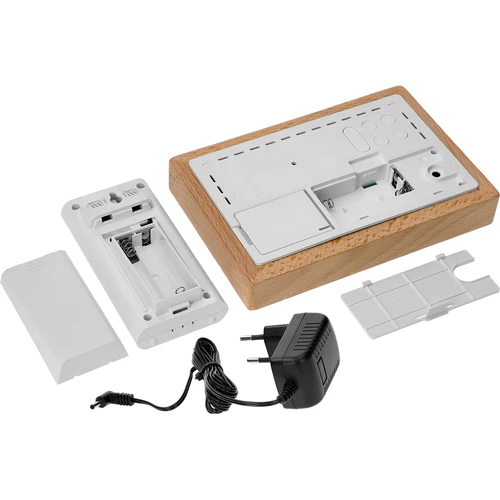 Väderstation (RCC,DCF) - elektronisk, trådlös, belyst, sensor, vit - 6