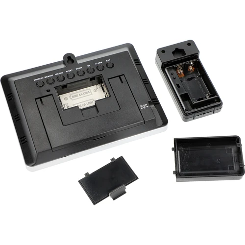 Väderstation RCC – elektronisk, bakgrundsbelyst, trådlös, sensor, svart - 8