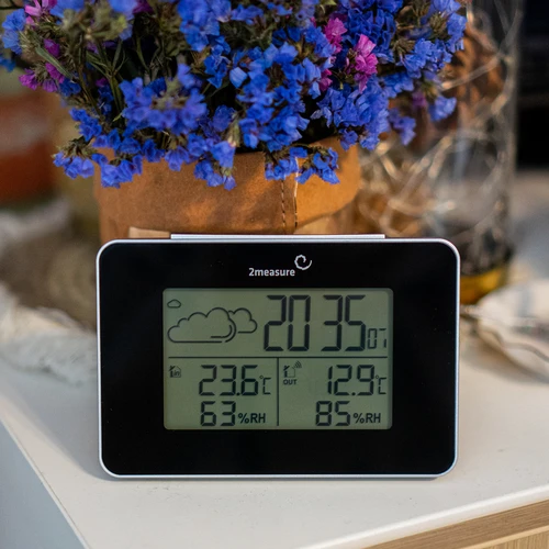 Väderstation RCC – elektronisk, trådlös, belyst sensor, svart - 13