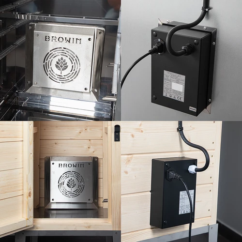 Värmemodul med fläkt, 1,5 kW – för rökskåp i trädgården - 5