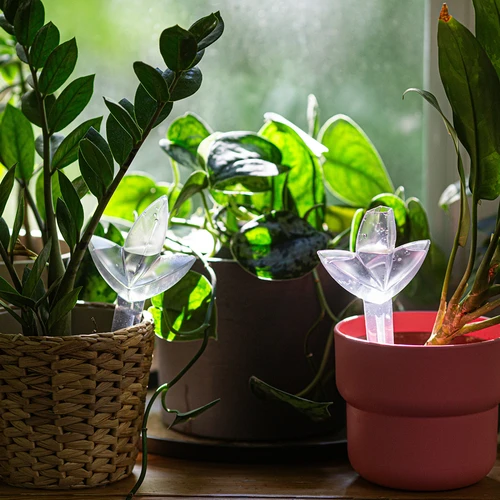 Växtbevattnare – genomskinligt blad, 120 ml - 9