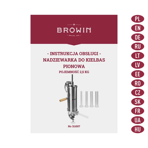 Vertikal korvstoppare 2,5 kg - 9
