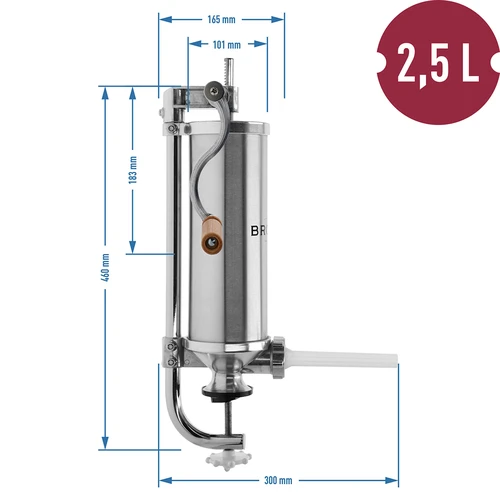 Vertikal korvstoppare 2,5 kg - 10