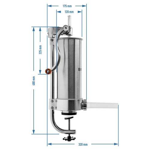 Vertikal korvstoppare 3 kg - 9