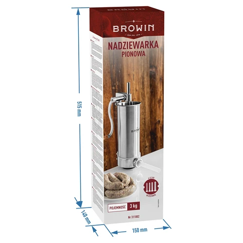 Vertikal korvstoppare 3 kg - 10
